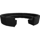 Manufacturer Color_Black -- Meridian Limitless Fabric 14 pc Sectional IMAGE 3