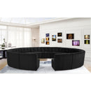  Manufacturer Color_Black -- Meridian Limitless Fabric 15 pc Sectional IMAGE 2