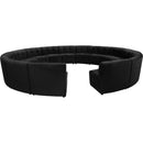  Manufacturer Color_Black -- Meridian Limitless Fabric 15 pc Sectional IMAGE 3