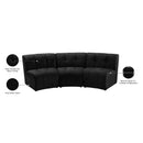  Manufacturer Color_Black -- Meridian Limitless Fabric 3 pc Sectional IMAGE 14