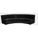  Manufacturer Color_Black -- Meridian Limitless Fabric 4 pc Sectional IMAGE 14