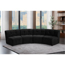  Manufacturer Color_Black -- Meridian Limitless Fabric 4 pc Sectional IMAGE 2