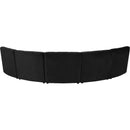  Manufacturer Color_Black -- Meridian Limitless Fabric 5 pc Sectional IMAGE 4