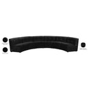  Manufacturer Color_Black -- Meridian Limitless Fabric 6 pc Sectional IMAGE 14