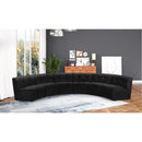  Manufacturer Color_Black -- Meridian Limitless Fabric 6 pc Sectional IMAGE 2