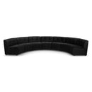  Manufacturer Color_Black -- Meridian Limitless Fabric 7 pc Sectional IMAGE 1
