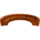  Manufacturer Color_Cognac -- Limitless 177.5" Cognac Velvet Upholstered 9 pc Modular Sectional IMAGE 5