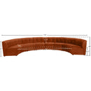  Manufacturer Color_Cognac -- Limitless 174.5" Cognac Velvet Upholstered 8 pc Modular Sectional IMAGE 13