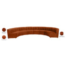  Manufacturer Color_Cognac -- Limitless 174.5" Cognac Velvet Upholstered 8 pc Modular Sectional IMAGE 14