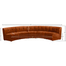  Manufacturer Color_Cognac -- Limitless 141.5" Cognac Velvet Upholstered 5 pc Modular Sectional IMAGE 13
