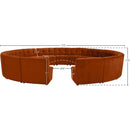  Manufacturer Color_Cognac -- Limitless 177.5" Cognac Velvet Upholstered 15 pc Modular Sectional IMAGE 12
