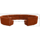  Manufacturer Color_Cognac -- Limitless 177.5" Cognac Velvet Upholstered 14 pc Modular Sectional IMAGE 12