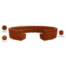  Manufacturer Color_Cognac -- Limitless 177.5" Cognac Velvet Upholstered 14 pc Modular Sectional IMAGE 13