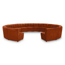  Manufacturer Color_Cognac -- Limitless 177.5" Cognac Velvet Upholstered 14 pc Modular Sectional IMAGE 1