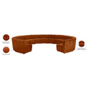  Manufacturer Color_Cognac -- Limitless 177.5" Cognac Velvet Upholstered 13 pc Modular Sectional IMAGE 14