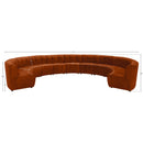  Manufacturer Color_Cognac -- Limitless 177.5" Cognac Velvet Upholstered 11 pc Modular Sectional IMAGE 13