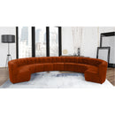  Manufacturer Color_Cognac -- Limitless 177.5" Cognac Velvet Upholstered 11 pc Modular Sectional IMAGE 2