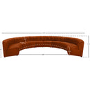  Manufacturer Color_Cognac -- Limitless 177.5" Cognac Velvet Upholstered 10 pc Modular Sectional IMAGE 13
