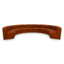  Manufacturer Color_Cognac -- Limitless 177.5" Cognac Velvet Upholstered 10 pc Modular Sectional IMAGE 1