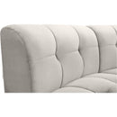  Manufacturer Color_Cream -- Limitless 177.5" Cream Velvet Upholstered 11 pc Modular Sectional IMAGE 9