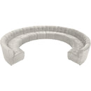  Manufacturer Color_Cream -- Limitless 177.5" Cream Velvet Upholstered 12 pc Modular Sectional IMAGE 5