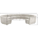  Manufacturer Color_Cream -- Limitless 177.5" Cream Velvet Upholstered 13 pc Modular Sectional IMAGE 13