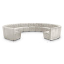  Manufacturer Color_Cream -- Limitless 177.5" Cream Velvet Upholstered 13 pc Modular Sectional IMAGE 1