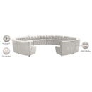  Manufacturer Color_Cream -- Limitless 177.5" Cream Velvet Upholstered 14 pc Modular Sectional IMAGE 13