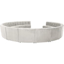  Manufacturer Color_Cream -- Limitless 177.5" Cream Velvet Upholstered 14 pc Modular Sectional IMAGE 4