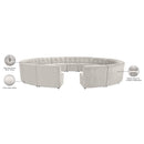 Manufacturer Color_Cream -- Limitless 177.5" Cream Velvet Upholstered 15 pc Modular Sectional IMAGE 13