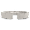  Manufacturer Color_Cream -- Limitless 177.5" Cream Velvet Upholstered 15 pc Modular Sectional IMAGE 1