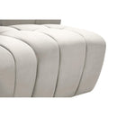  Manufacturer Color_Cream -- Limitless 141.5" Cream Velvet Upholstered 5 pc Modular Sectional IMAGE 12