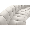  Manufacturer Color_Cream -- Limitless 169.5" Cream Velvet Upholstered 7 pc Modular Sectional IMAGE 7