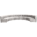 Meridian Limitless Fabric 8 pc Sectional 645Cream-8PC IMAGE 1