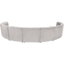 Manufacturer Color_Cream -- Limitless 177.5" Cream Velvet Upholstered 9 pc Modular Sectional IMAGE 4