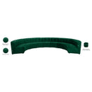 Meridian Limitless Green Velvet 9 pc Modular Sectional IMAGE 14