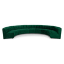  Manufacturer Color_Green -- Limitless 177.5" Green Velvet Upholstered 9 pc Modular Sectional IMAGE 1