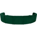  Manufacturer Color_Green -- Limitless 177.5" Green Velvet Upholstered 9 pc Modular Sectional IMAGE 4