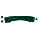  Manufacturer Color_Green -- Limitless 174.5" Green Velvet Upholstered 8 pc Modular Sectional IMAGE 14
