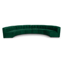  Manufacturer Color_Green -- Limitless 174.5" Green Velvet Upholstered 8 pc Modular Sectional IMAGE 1