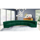  Manufacturer Color_Green -- Limitless 174.5" Green Velvet Upholstered 8 pc Modular Sectional IMAGE 2