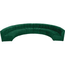  Manufacturer Color_Green -- Limitless 174.5" Green Velvet Upholstered 8 pc Modular Sectional IMAGE 5