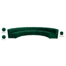  Manufacturer Color_Green -- Limitless 169.5" Green Velvet Upholstered 7 pc Modular Sectional IMAGE 14