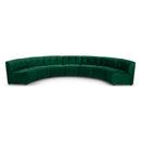  Manufacturer Color_Green -- Limitless 169.5" Green Velvet Upholstered 7 pc Modular Sectional IMAGE 1