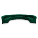  Manufacturer Color_Green -- Limitless 177.5" Green Velvet Upholstered 10 pc Modular Sectional IMAGE 1