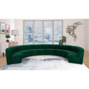  Manufacturer Color_Green -- Limitless 177.5" Green Velvet Upholstered 10 pc Modular Sectional IMAGE 2