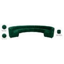 Meridian Limitless Green Velvet 11 pc Modular Sectional IMAGE 14