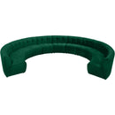  Manufacturer Color_Green -- Limitless 177.5" Green Velvet Upholstered 11 pc Modular Sectional IMAGE 5
