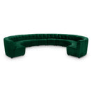  Manufacturer Color_Green -- Limitless 177.5" Green Velvet Upholstered 12 pc Modular Sectional IMAGE 1
