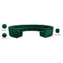  Manufacturer Color_Green -- Limitless 177.5" Green Velvet Upholstered 13 pc Modular Sectional IMAGE 14